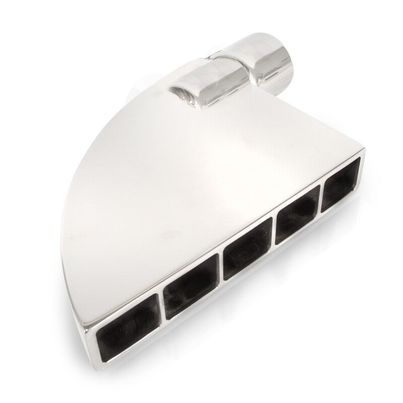 Stainless Works 801250-WG Boxxter Exhaust Tips 2 1/2in ID Inlet 1.5in x 8.5in 90 Degree