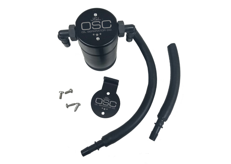 J&L 3027P-B 99-04 Ford Lightning Passenger Side Oil Separator 3.0 - Black Anodized