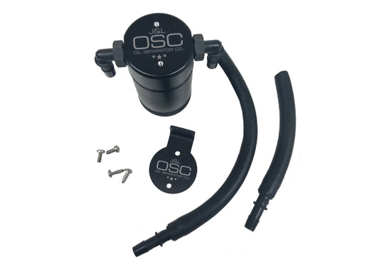 J&L 3027P-B 99-04 Ford Lightning Passenger Side Oil Separator 3.0 - Black Anodized