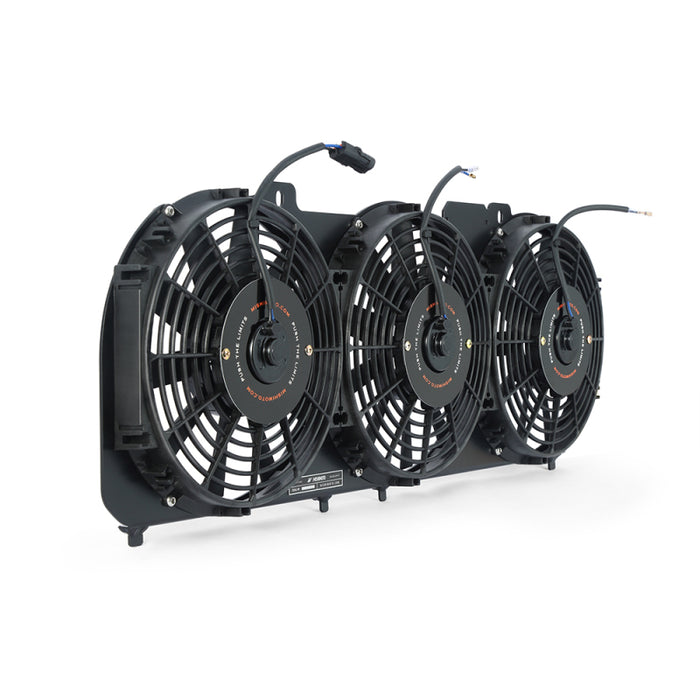 Mishimoto MMFS-XJ-89BK 89-01 Jeep Cherokee XJ 4.0L Performance Aluminum Fan Shroud w/o Controller - Black