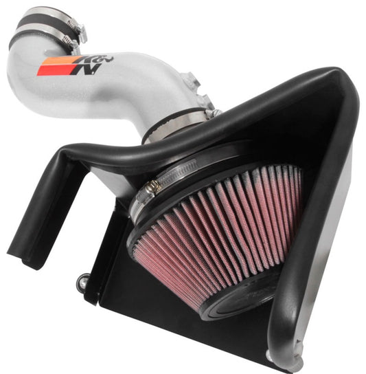 K&N Engineering 69-5321TS K&N 15-18 Hyundai Sonata L4-2.4L F/I Silver Typhoon Short RAM Intake