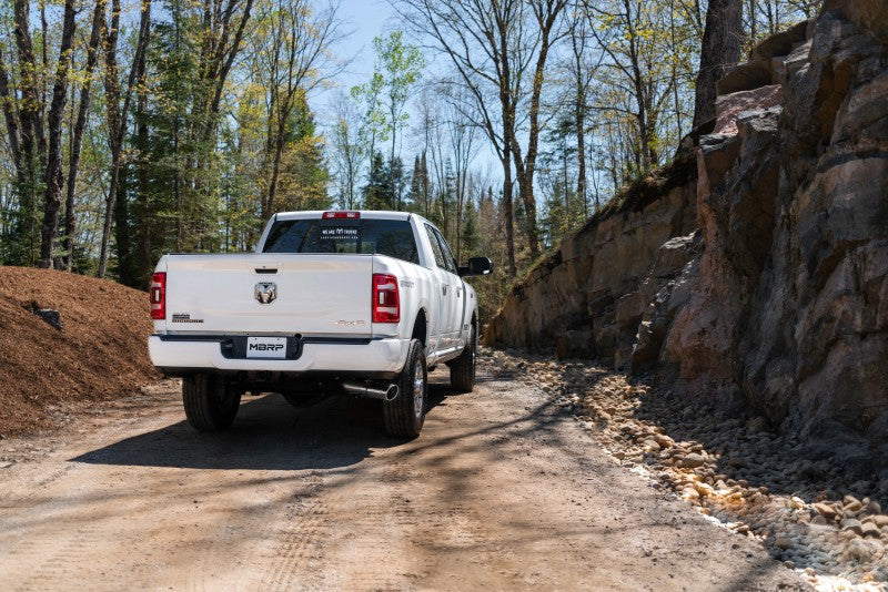 MBRP S5149AL 2014+ RAM 2500/3500 6.4L Hemi Cat Back Single Side Exit AL Series - Aluminized