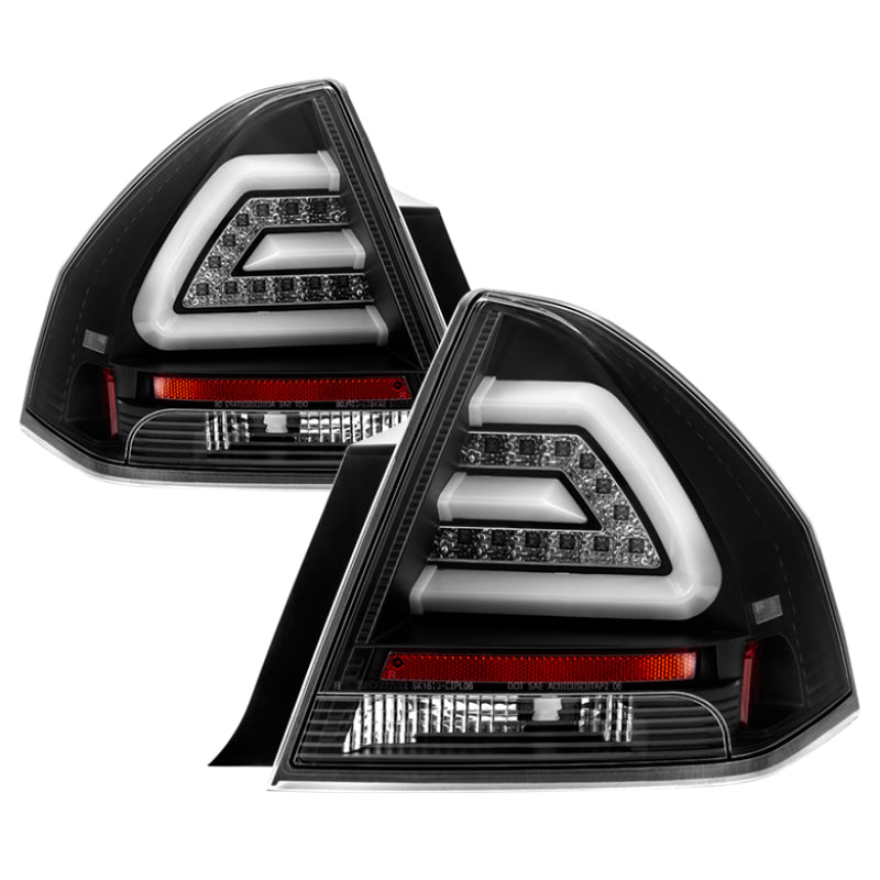 SPYDER 5076380 Spyder Chevy Impala 2006-2013 LED Tail Lights Black ALT-YD-CHIP06-LED-BK