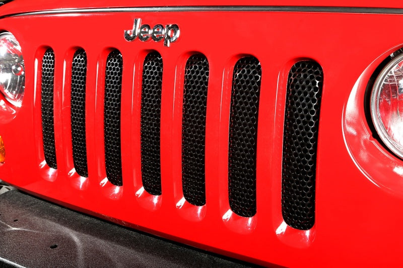 Rugged Ridge 11401.32 Grille Insert Black 07-18 Jeep Wrangler