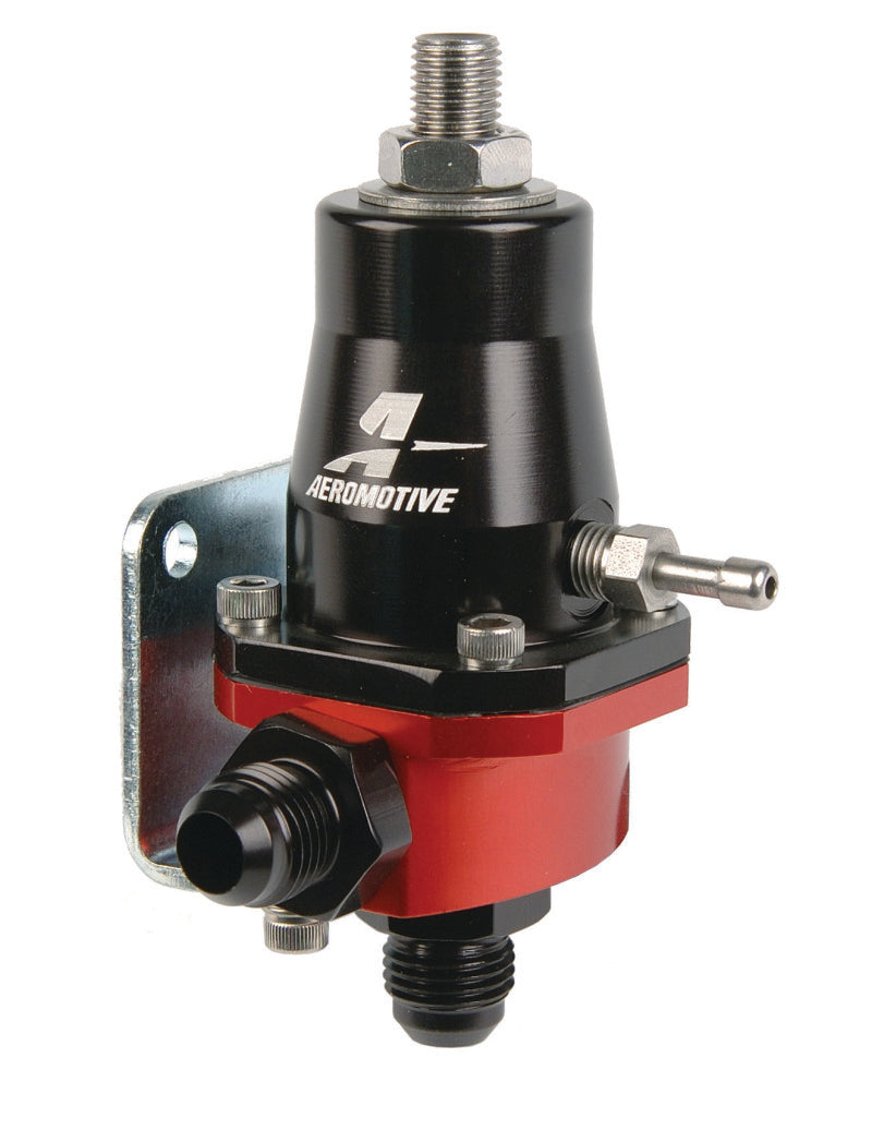 Aeromotive 13105 Compact Billet Adjustable EFI Regulator - (1) AN-6 Male Inlet and Return