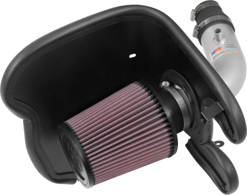 K&N Engineering 69-4537TS K&N 17-18 Chevy Cruze 1.4L Turbo Silver Typhoon Short RAM Intake