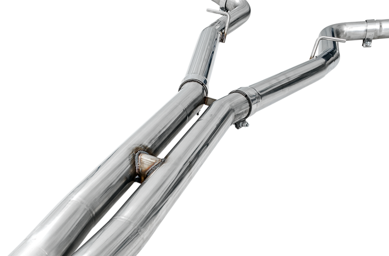 AWE Tuning 3020-32056 2015+ Dodge Charger 6.4L/6.2L SC Non-Resonated Touring Edition Exhaust - Silver Tips