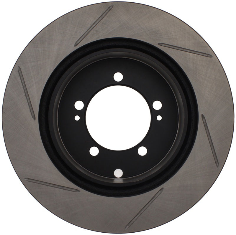 Stoptech 126.46065SR StopTech Power Slot 03-06 Evo 8 & 9 Slotted Right Rear Rotor