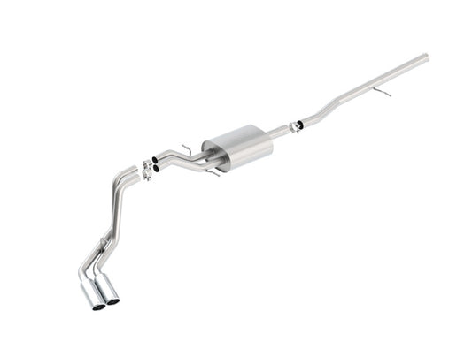 Borla 140550 S-Type Cat-Back 14 Sierra 1500 Ext. Cab Stnd Bed/CC Short Bed 143.5in WB Side Exit Exhaust