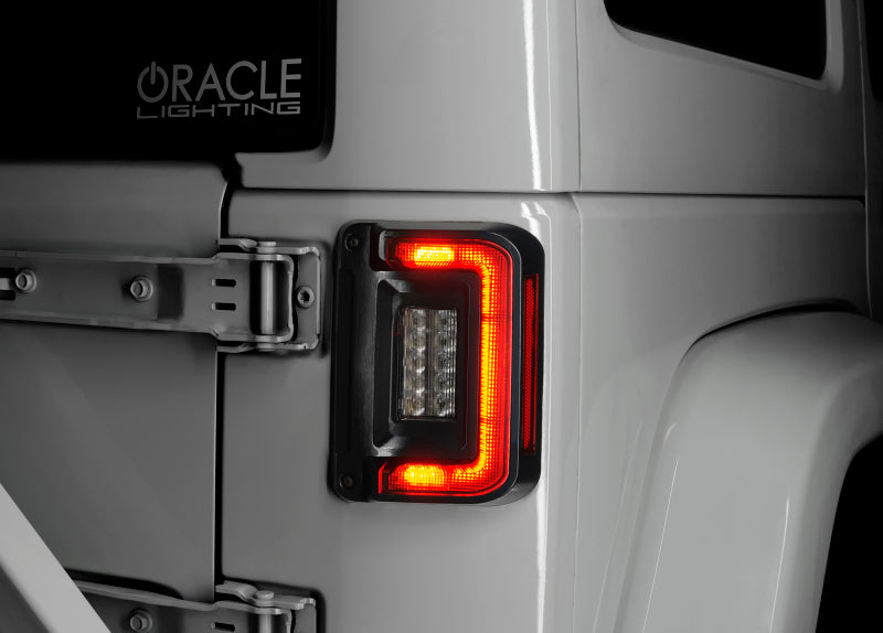 ORACLE Lighting 5891-504-T Oracle 07-17 Jeep Wrangler JK Flush Mount LED Tail Lights - Tinted