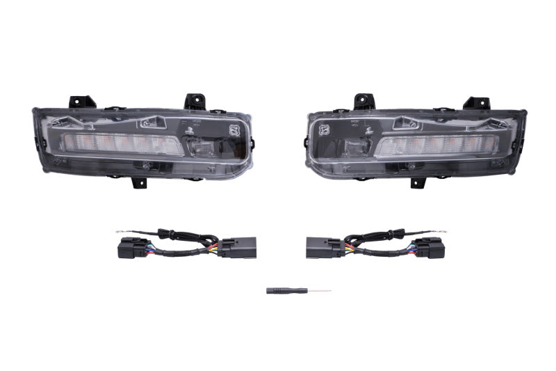 Diode Dynamics DD5132 Elite Series Combination Fog Lamp for 18-21 Ford Mustang - Cool - White (Pair)