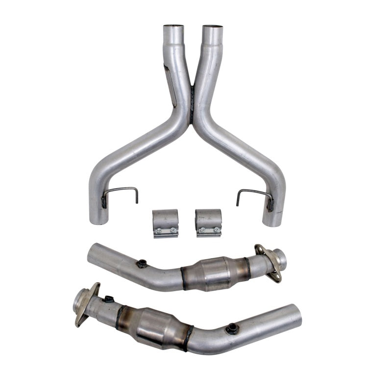 BBK 1770 05-10 Mustang 4.6 GT High Flow X Pipe With Catalytic Converters - 2-3/4