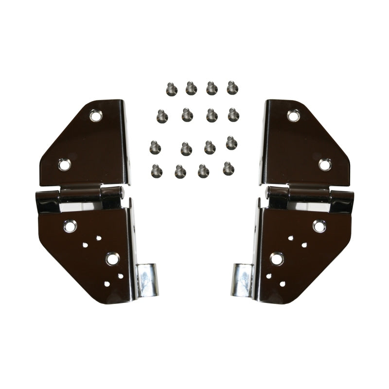 Rugged Ridge 11112.01 76-95 Jeep CJ / Jeep Wrangler Stainless Steel Windshield Hinges