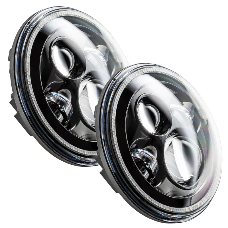ORACLE Lighting 5769-504 Oracle 7in High Powered LED Headlights - NO HALO - Black Bezel SEE WARRANTY