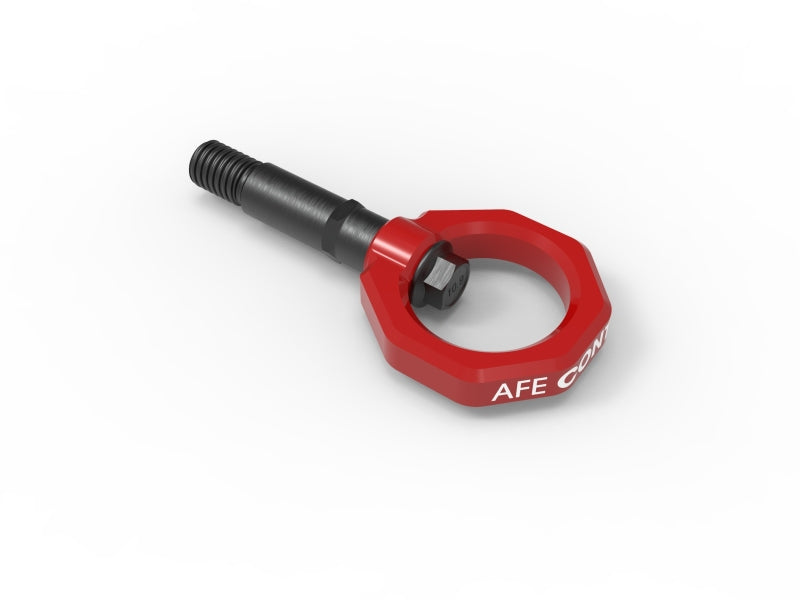 aFe 450-721002-R Control Rear Tow Hook Red 20-21 Toyota GR Supra (A90)