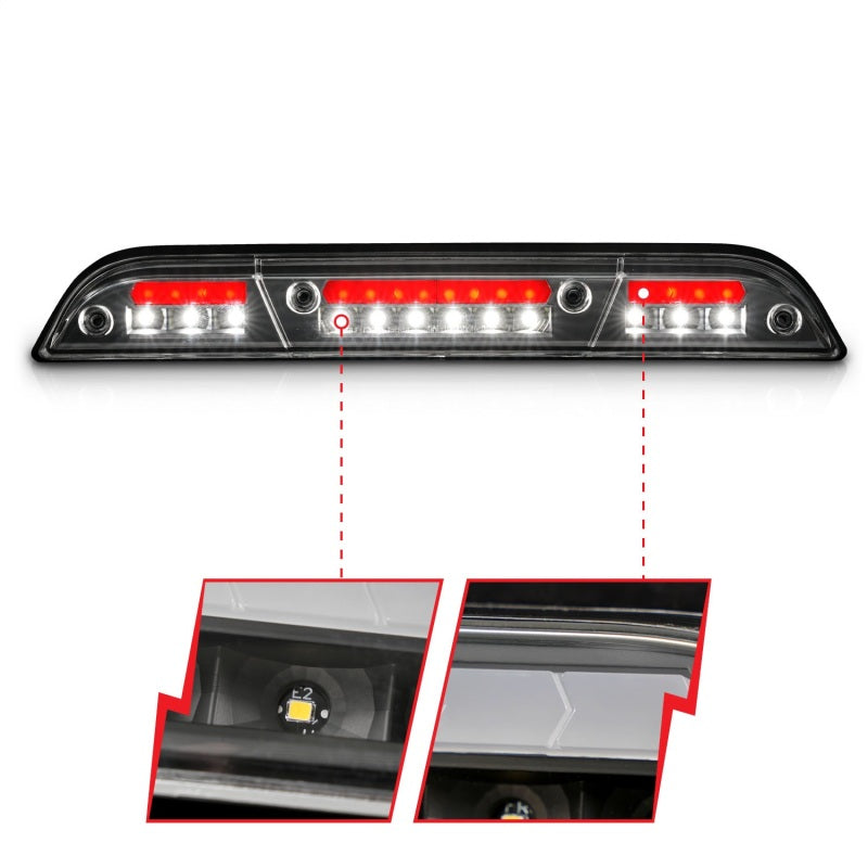 ANZO 531111 15-20 Ford F-250 - F-550 LED Third Brake Light - Black Housing/Clear Lens