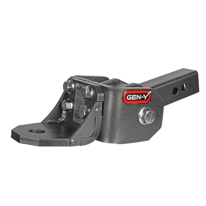 GEN-Y Hitch GH-12001 Gen-Y Glyder Torsion-Flex 2in Shank 2in Drop 7K Hitch w/Ball Platform/1in Diameter Mounting Hole