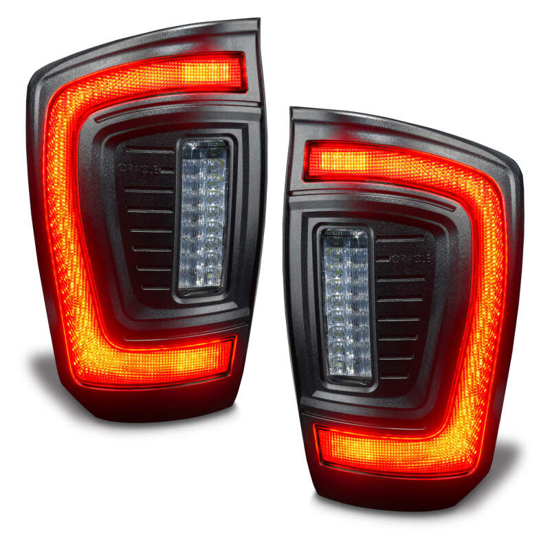 ORACLE Lighting 5911-504-T Oracle Lighting 16-23 Gen 3 Toyota Tacoma Black Series Flush Style LED Tail Lights
