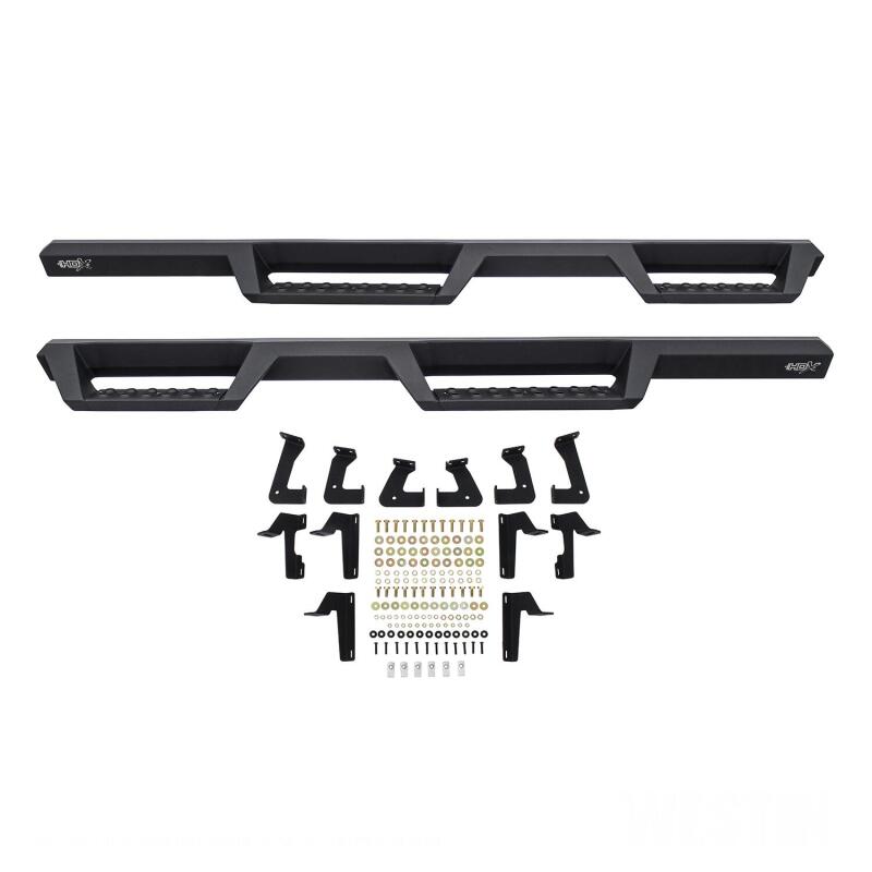 Westin 56-14065 18-20 Jeep Wrangler JL Unlimited 4DR HDX Drop Nerf Step Bars - Textured Black