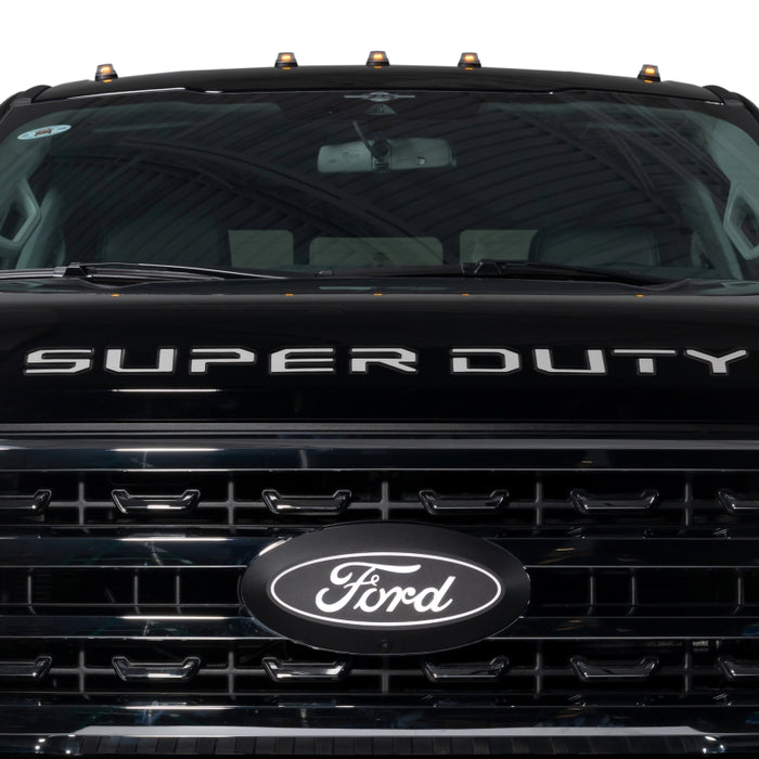 Putco 92803 23-24 Ford Super Duty Front Luminix Ford Led Grille Emblems