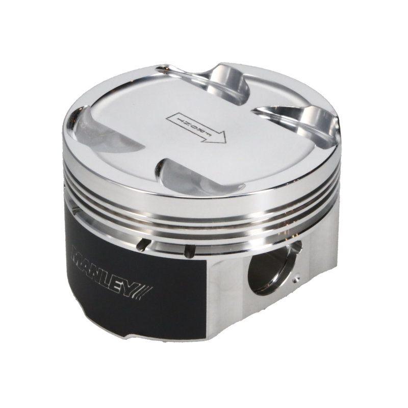 Manley Performance 609015C-6 Manley Toyota Supra Turbo (2JZGTE) 87mm +1.0mm Oversized Bore 9:1 Dish Piston Set with Ring