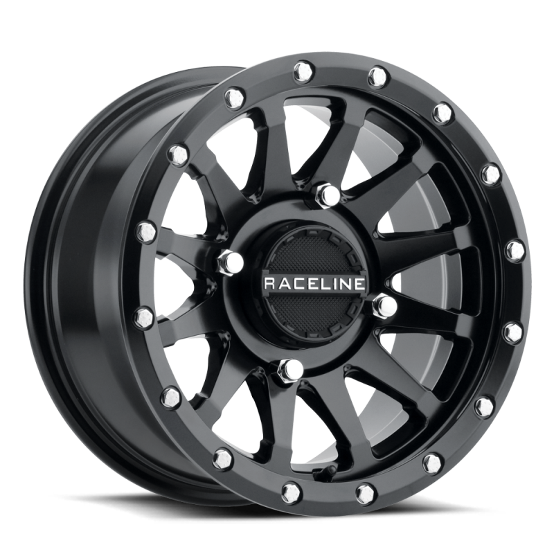 Raceline A95B-47037+10 A95B Trophy 14x7in / 4x137 BP / 10mm Offset / 110.18mm Bore - Satin Black Wheel