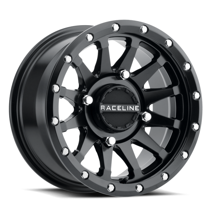 Raceline A95B-47037+10 A95B Trophy 14x7in / 4x137 BP / 10mm Offset / 110.18mm Bore - Satin Black Wheel