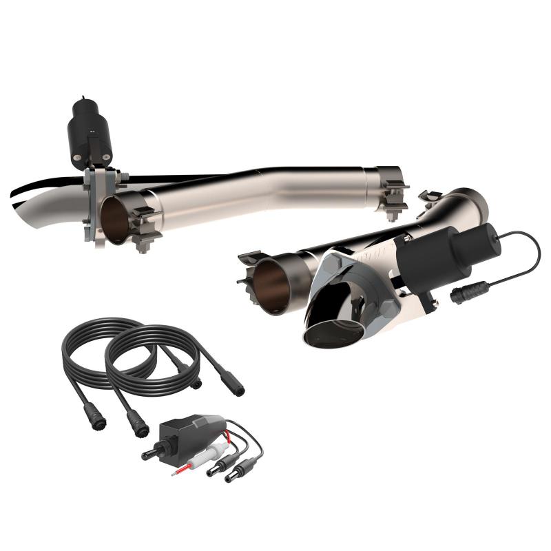 QTP 520511 2011-2024 Dodge Durango 5.7L Aggressor Cutout Pipes