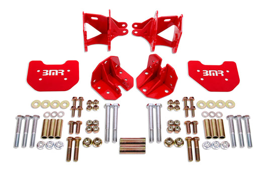 BMR Suspension CCK743R BMR 79-04 Mustang Rear Coilover Conversion Kit w/ Control Arm Bracket - Red