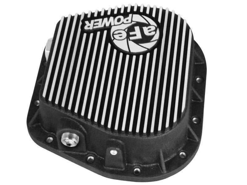 aFe 46-70152-WL Power Rear Diff Cover (Machined) 12 Bolt 9.75in 97-16 Ford F-150 w/ Gear Oil 4 QT