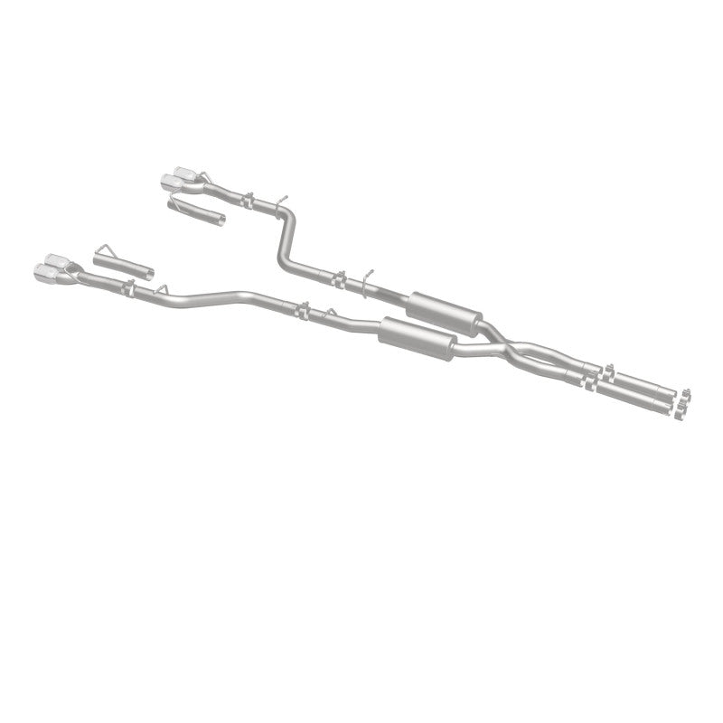 Magnaflow 19217 MagnaFlow Cat-Back, SS, 2.5in, Quad Split Rear 3.5in Tip 2015 Dodge Challenger 3.6L V6