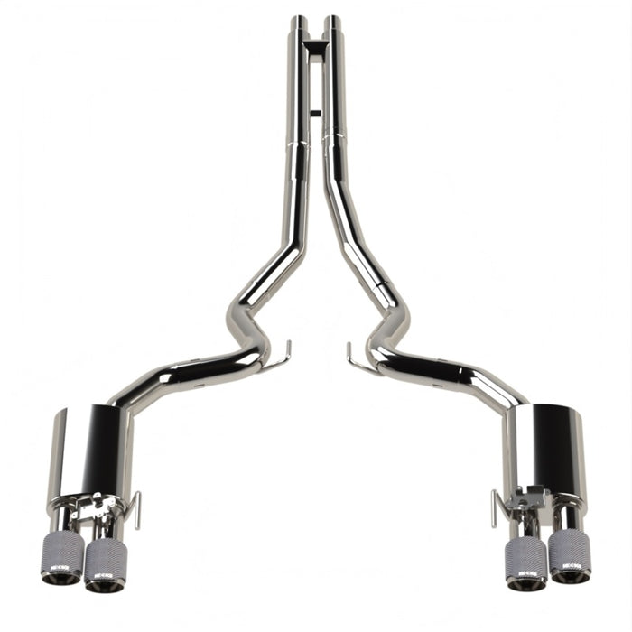 Kooks Headers 11514570 Kooks 18-24 Ford Mustang GT 5.0 3in. Valved Touring Cat-Back Exhaust - Carbon Tips