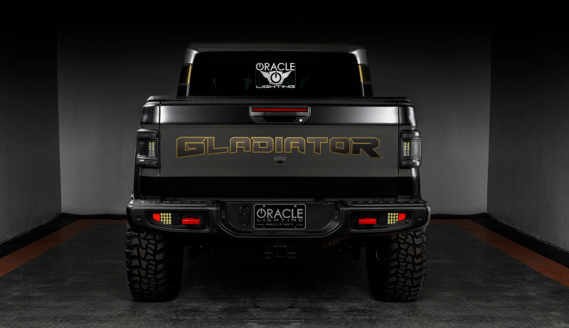 ORACLE Lighting 5882-504-T Oracle 2020+ Jeep Gladiator JT Flush Mount LED Tail Lights - Tinted Lens