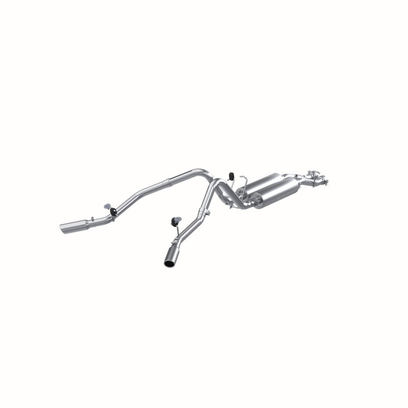 MBRP S5012AL 2003-2007 Chev/GMC 2500 HD 6.0L CC-SB Cat Back Dual Split Side