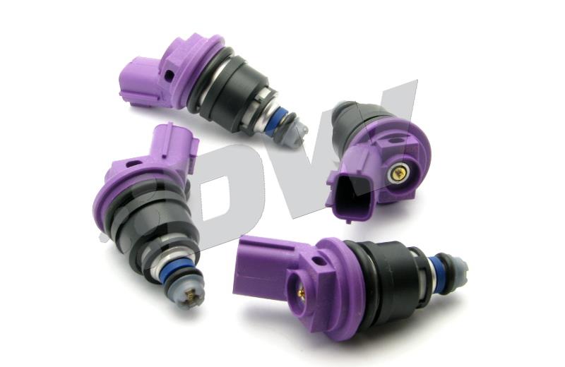 DeatschWerks 01J-00-0740-4 Nissan G20 / SR20 / 240sx 740cc Side Feed Injectors
