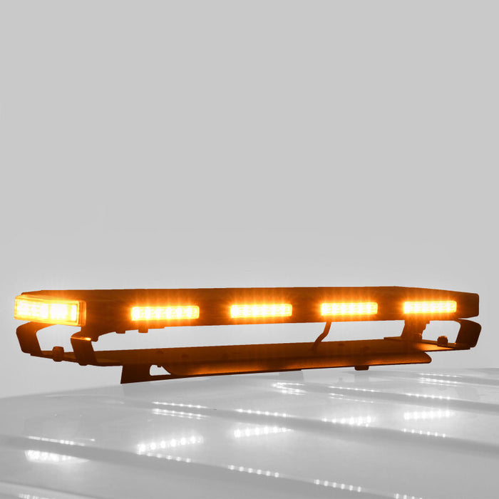 Putco 950224 24In Universal 24In Tri Color Hornet Light (Amber/Blue/White) - LED Stealth Rooftop Strobe Bar