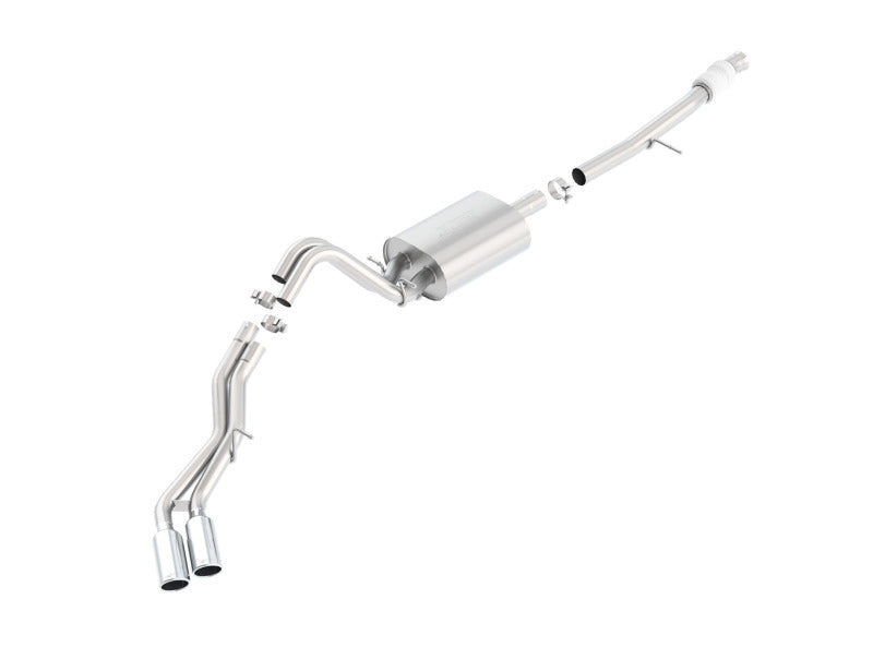 Borla 140558 Touring Cat Back 15-16 Chevy Suburban 5.3L V8 2.75in, 2.25in Dual Same Side Exit 4in Tips