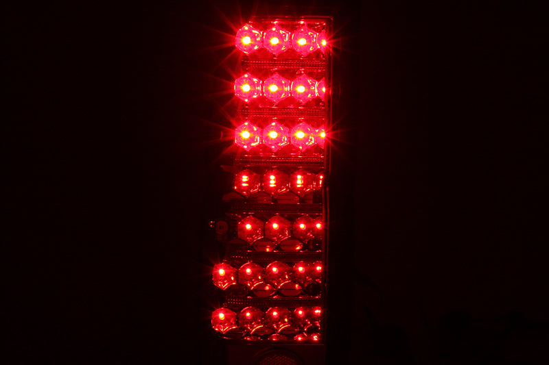 ANZO 311034 1986-1997 Nissan Hardbody LED Taillights Red/Clear