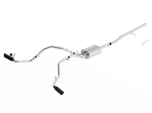 Borla 140546BC 14-16 Chevrolet Silverado 1500 5.3L ATAK Catback Exhaust w/ Black Chrome Tips