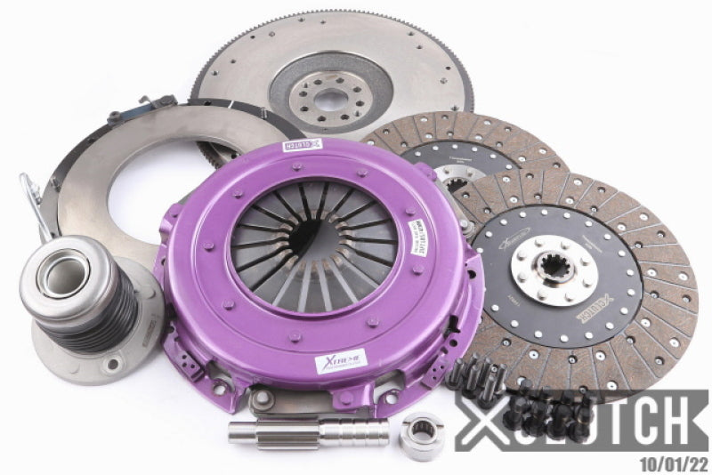 XCLUTCH XKFD27656-2G XClutch 05-10 Ford Mustang GT 4.6L 10.5in Twin Solid Organic Clutch Kit