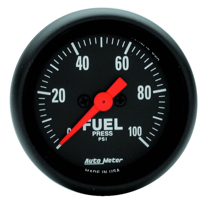 AutoMeter 2663 Autometer FSE 52.4mm 0-100 PSI w/o Peak & Valley Fuel Press Gauge