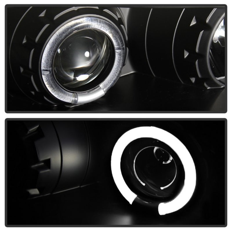 SPYDER 5011473 Spyder Mitsubishi Eclipse 97-99 Projector Headlights LED Halo Black High H1 Low H1 PRO-YD-ME97-HL-BK