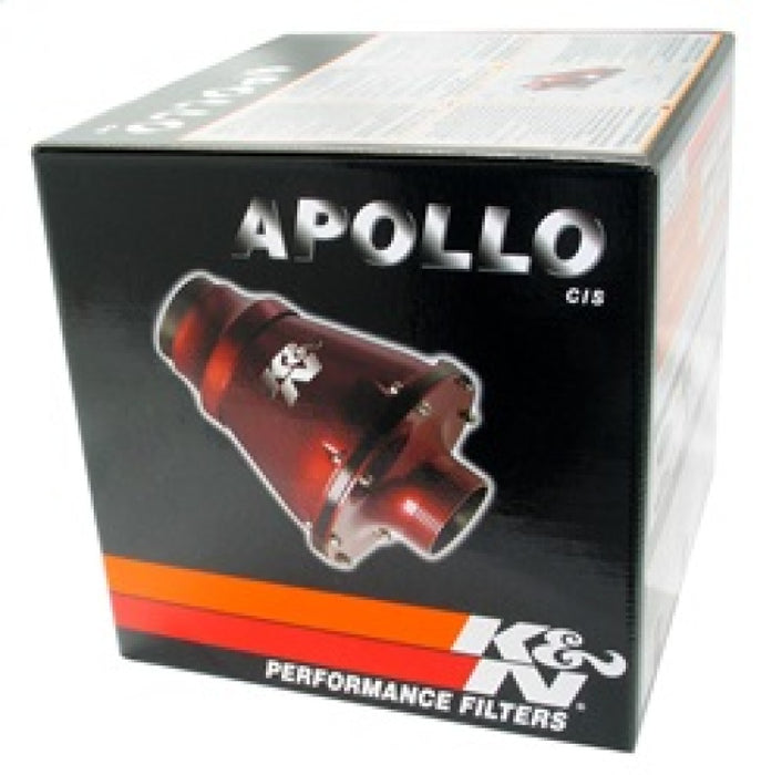 K&N Engineering RC-5052AB K&N Universal Apollo Black Cold Air Intake - 70mm OD FLG PP