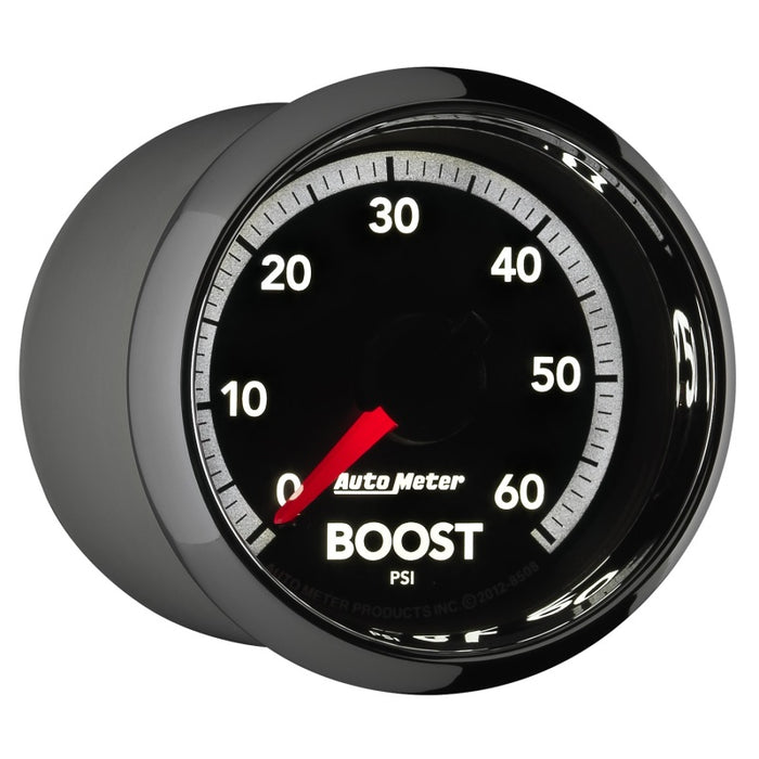 AutoMeter 8508 Autometer Gen4 Dodge Factory Match 52.4mm Mechanical 0-60 PSI Boost Gauge