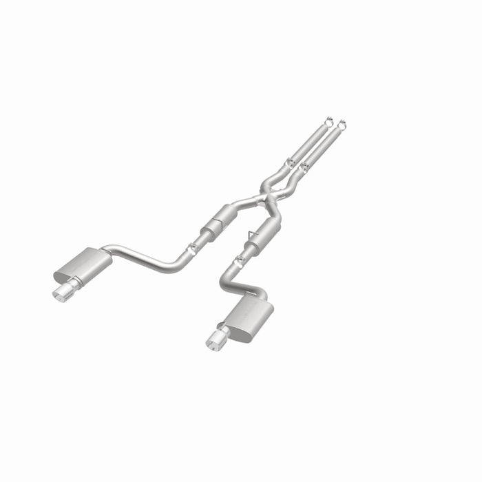 Magnaflow 15494 MagnaFlow 11-12 Dodge Charger SRT-8 Hemi Dual Split Rear Exit Stainless Cat-Back Performance Exhaust