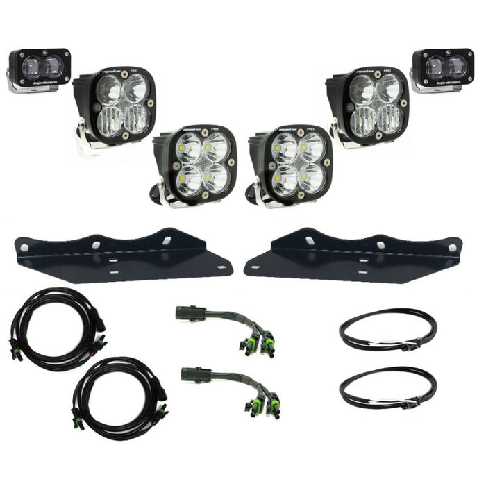Baja Designs 448173 17-20 Ford F-150 Raptor S2 SAE Pro Fog Pocket Kit - Clear