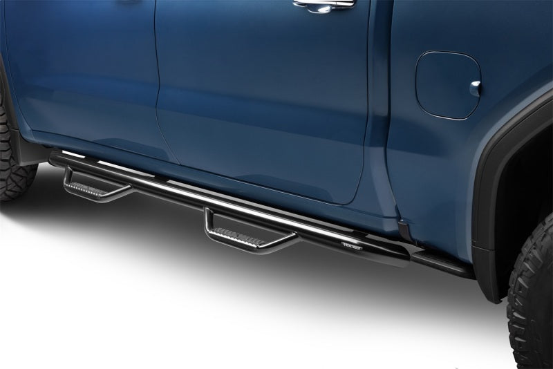 N-Fab C1980CC Nerf Step 2019 Chevy/GMC 1500 Crew Cab - Cab Length Gloss - Black - 3in