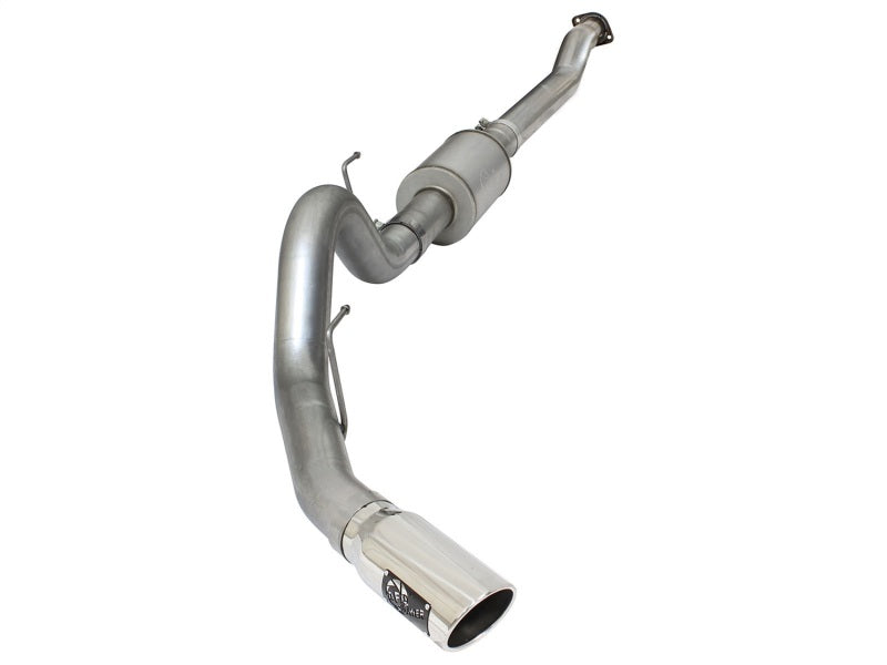 aFe 49-03069-P Atlas Exhausts 4in Cat-Back Aluminized Steel Exhaust 2015 Ford F-150 V6 3.5L (tt) Polished Tip