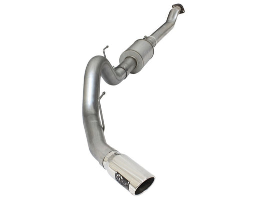 aFe 49-03069-P Atlas Exhausts 4in Cat-Back Aluminized Steel Exhaust 2015 Ford F-150 V6 3.5L (tt) Polished Tip