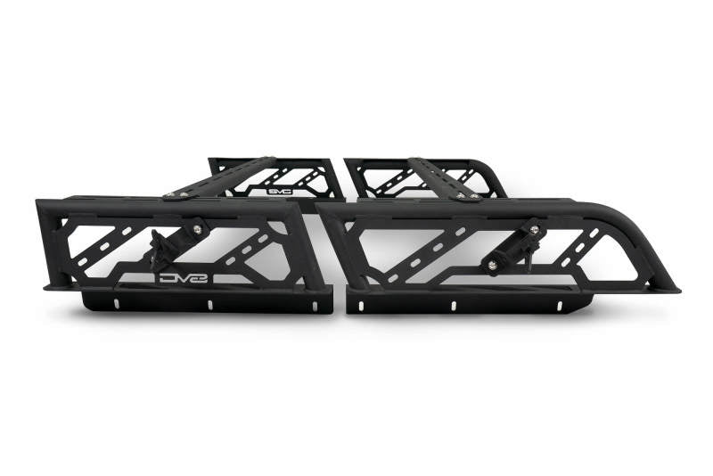 DV8 Offroad RRUN-01 20-22 Jeep Gladiator JT / 05-21 Toyota Tacoma Overland Bed Rack - 2pc. Adjustable